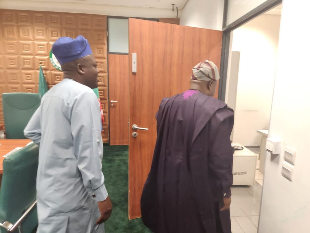 Senator Abdulfatai Omotayo Buhari and Hon. Prince Olaide Lateef Mohammed (Polam)